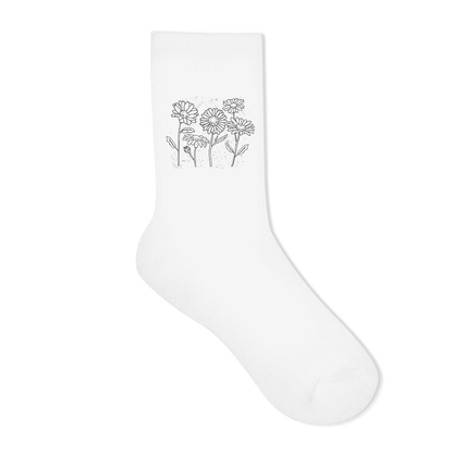 Socken "5 Gänseblümchen"