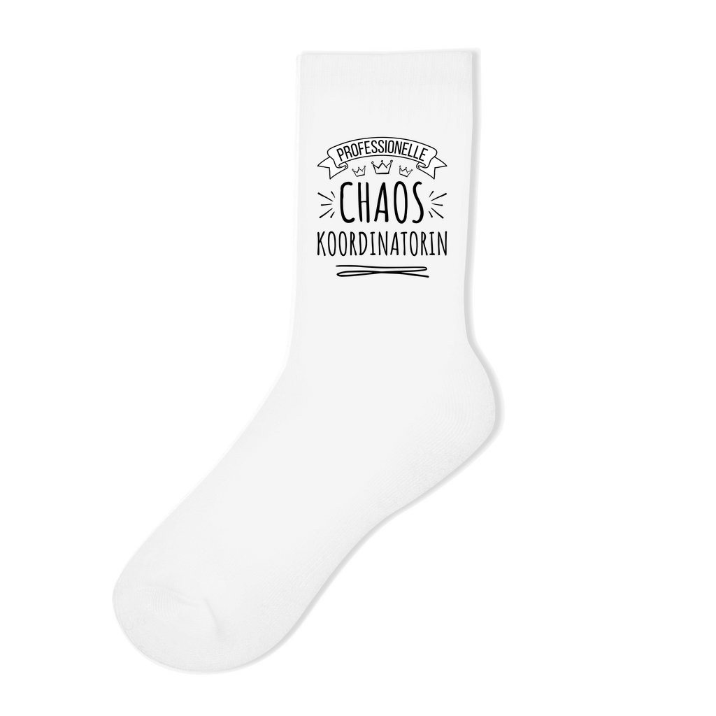 Socken "Professionelle Chaos Koordinatorin"