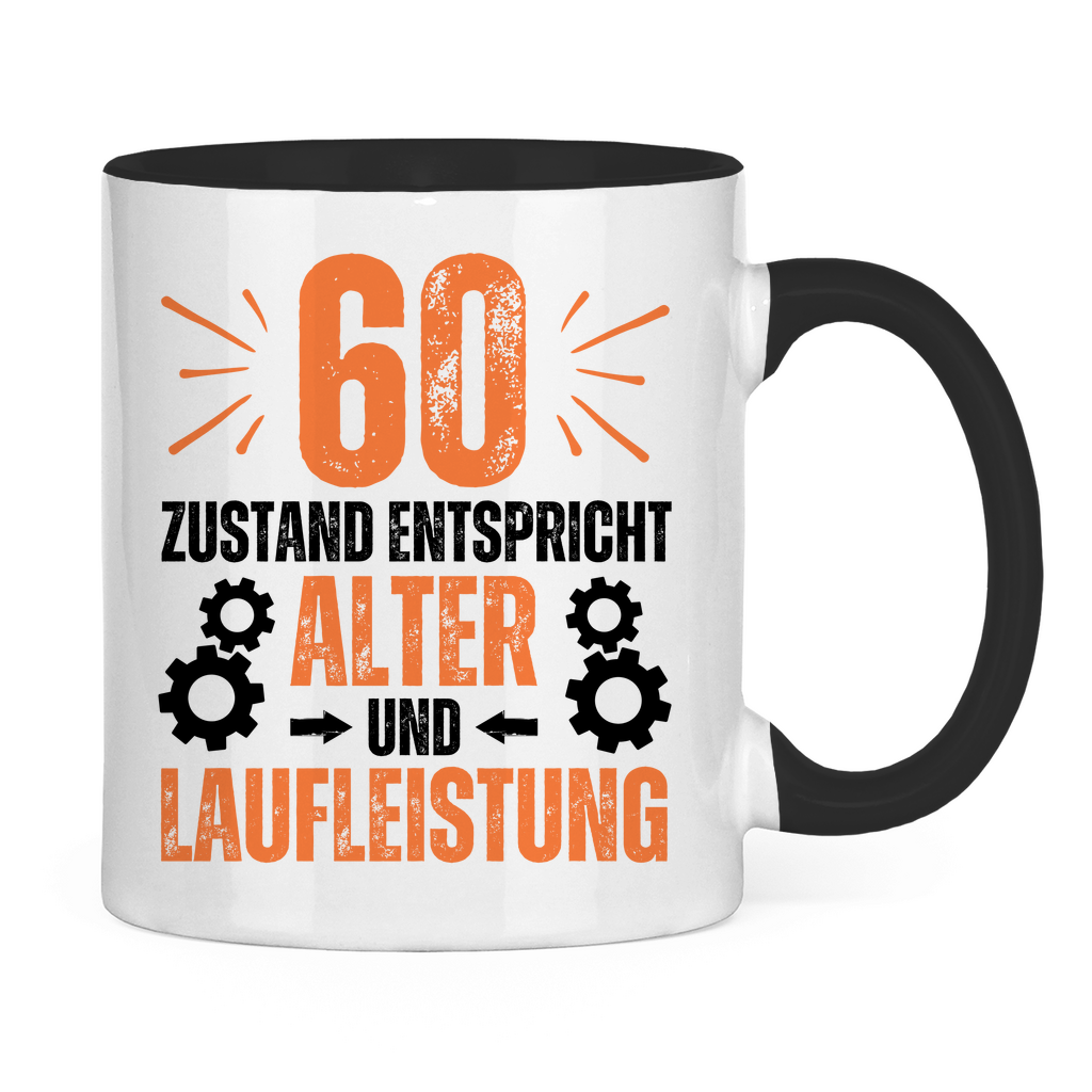 Tasse "60 - Zustand entspricht Alter und Laufleistung"