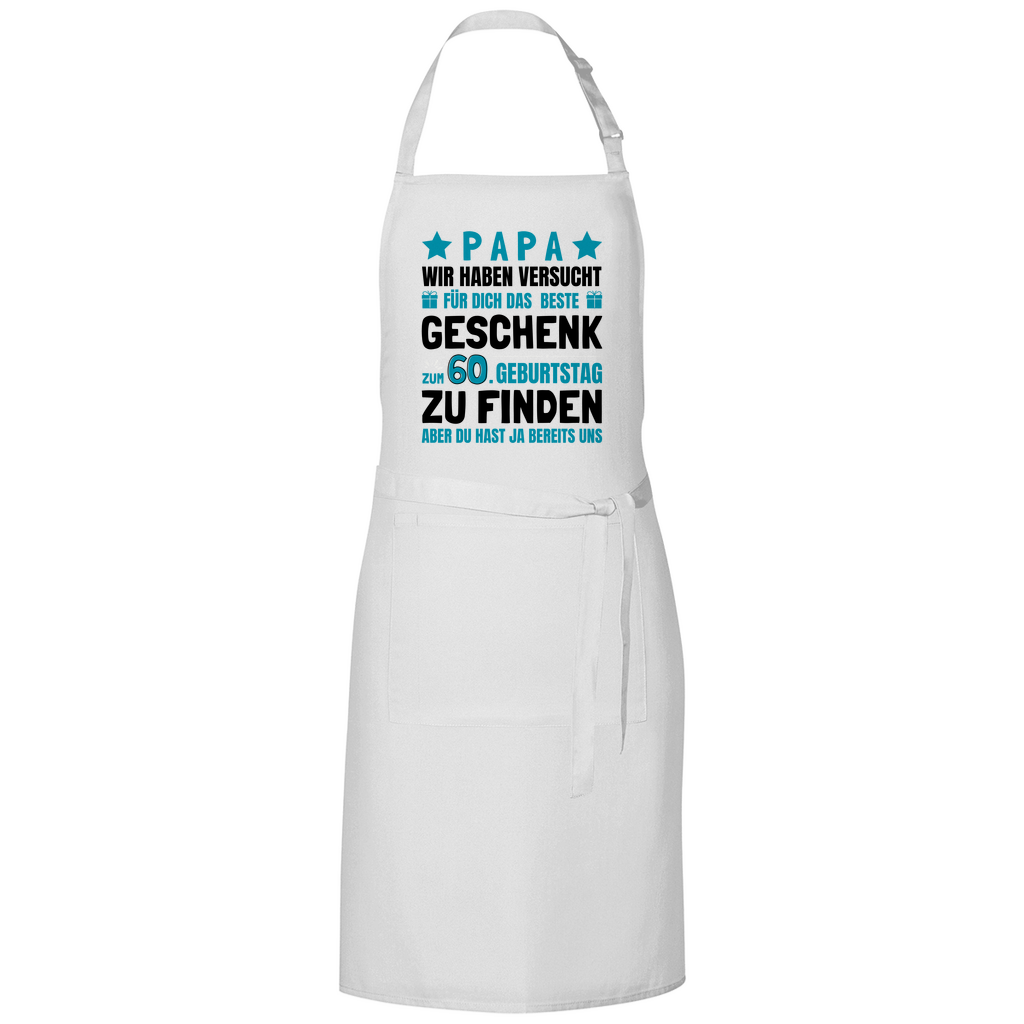 Grillschürze "Papa - Das beste Geschenk zum 60. Geburtstag"