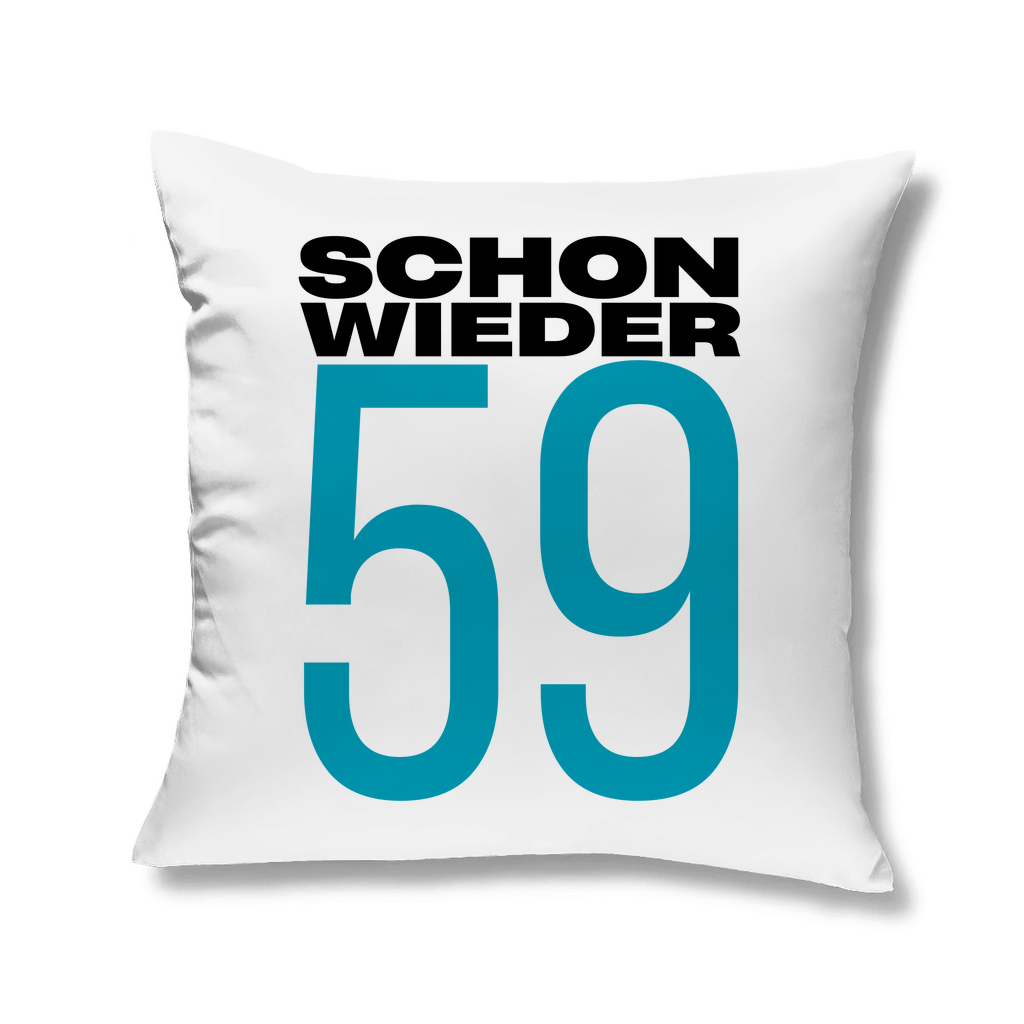 Sofakissen "Schon wieder 59" (Blau)