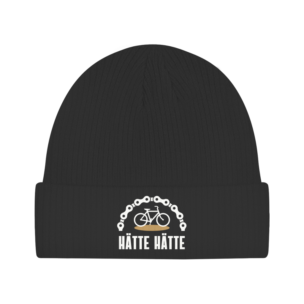 Beanie "Hätte Hätte Fahrradkette"