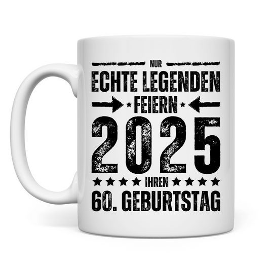 Tasse "60. Geburtstag 2025"