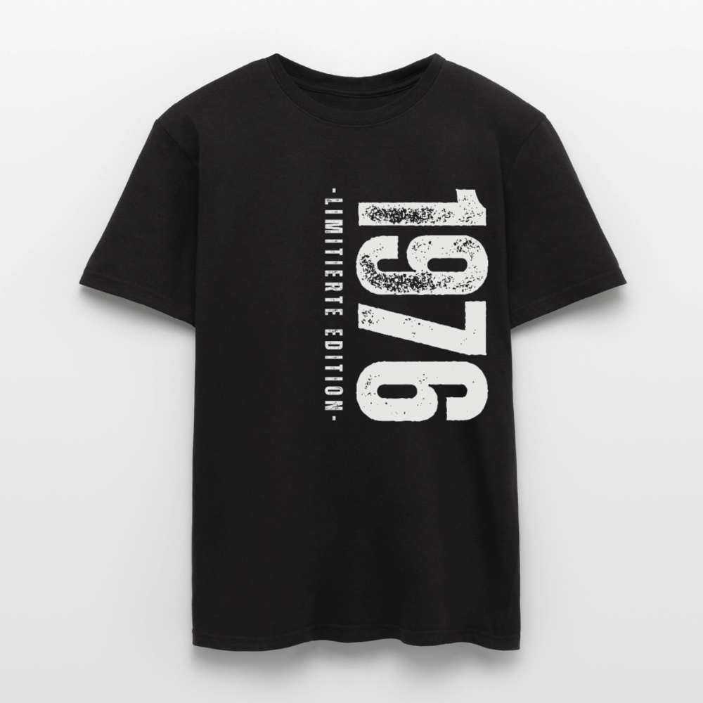 Männer T-Shirt "1976 - Limitierte Edition" - Schwarz