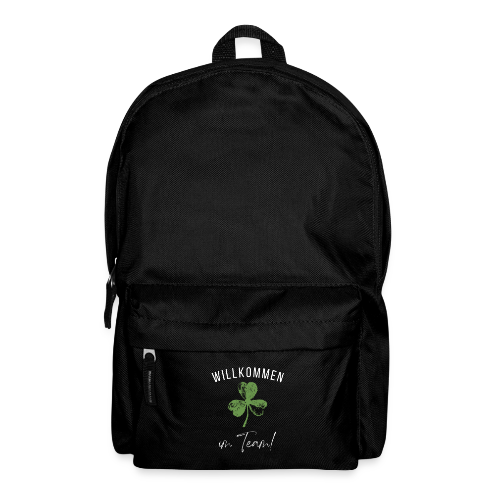 Rucksack "Willkommen im Team" - Schwarz