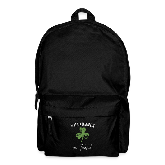 Rucksack "Willkommen im Team" - Schwarz