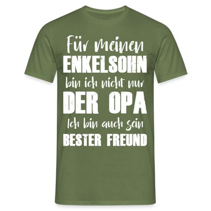 Männer T-Shirt "Für meinen Enkelsohn bin ich nicht nur der Opa" - Militärgrün
