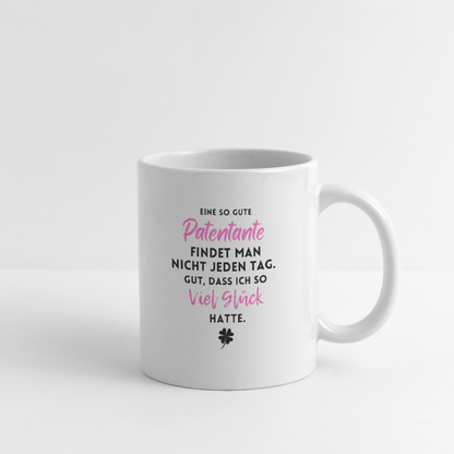 Tasse "Eine so gute Patentante" - Weiß