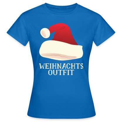 Frauen T-Shirt "Weihnachts-Outfit" - Royalblau
