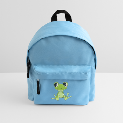 Kinder Rucksack "Niedlicher Frosch" - Hellblau
