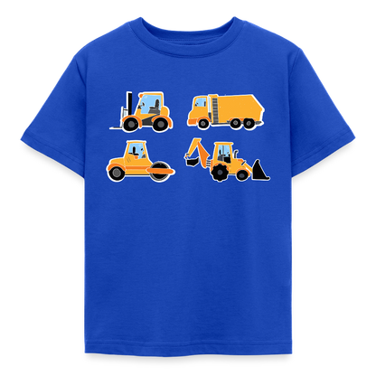 Kinder T-Shirt "4 Bagger" - Royalblau