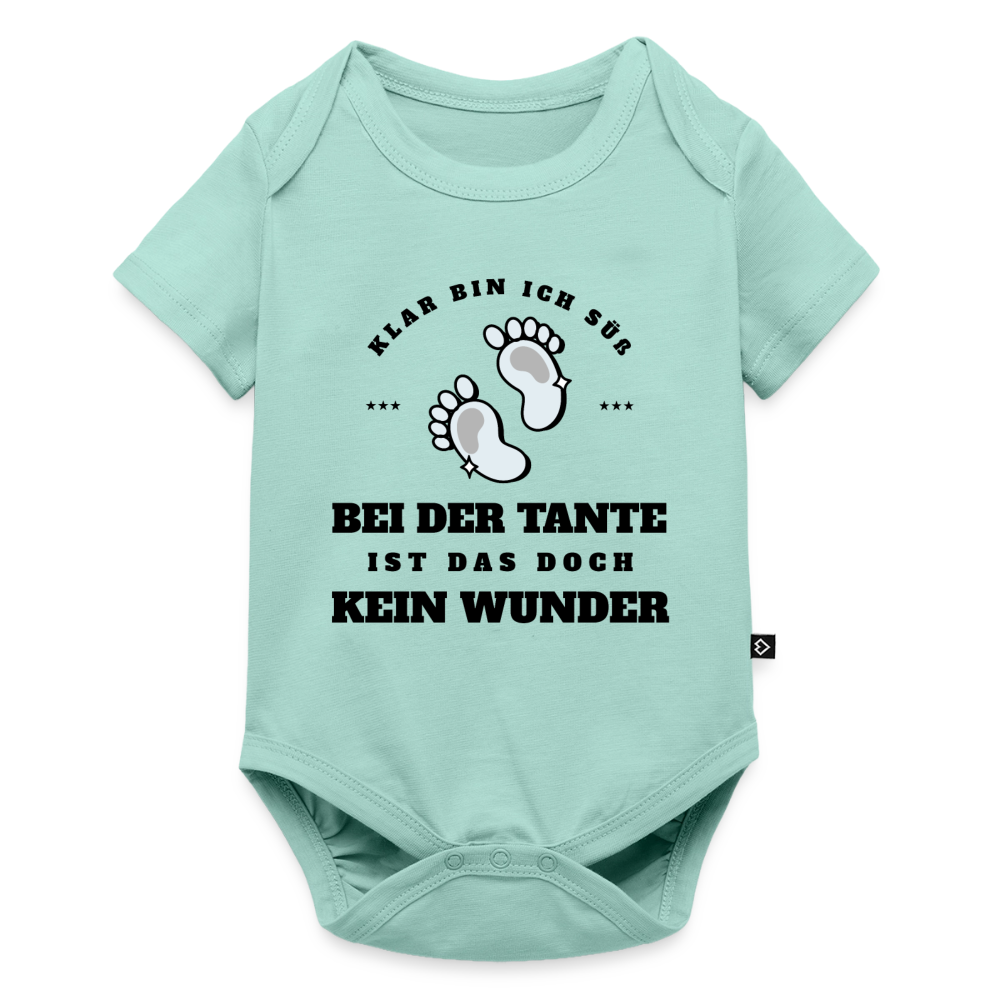 Baby Body "Klar bin ich süß - Bei der Tante ist das doch kein Wunder" - Mint 