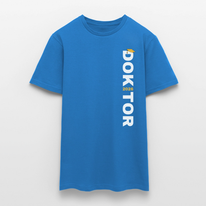 Männer T-Shirt "Doktor 2026" (Schriftzug) - Royalblau