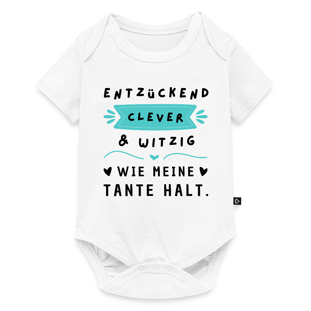 Baby Body "Entzückend, clever und witzig. Wie meine Tante halt" - Weiß