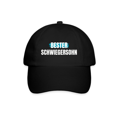 Baseballkappe "Bester Schwiegersohn" - Schwarz/Schwarz