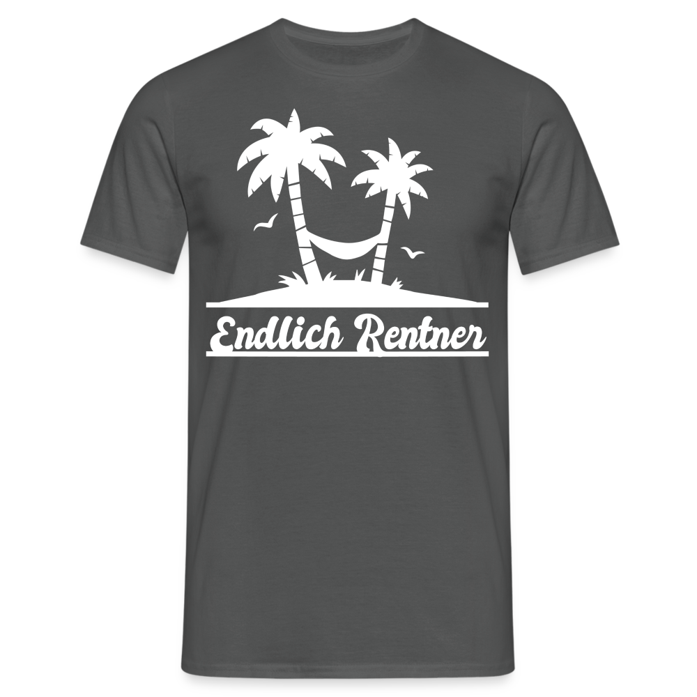 T-Shirt "Endlich Rentner" - Anthrazit