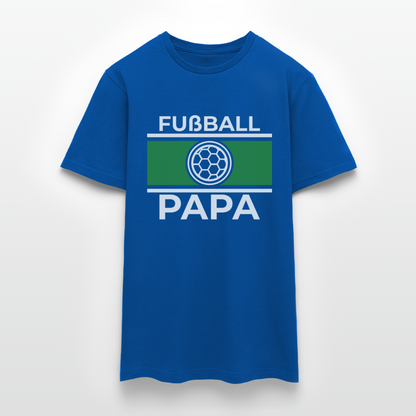 Männer T-Shirt "Fußball Papa" - Royalblau