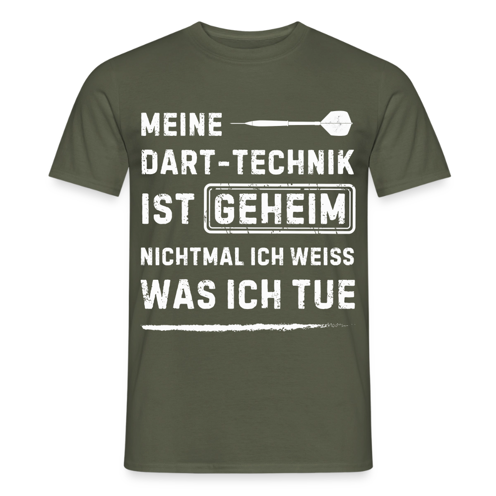 Männer T-Shirt "Dart Technik" - Militärgrün