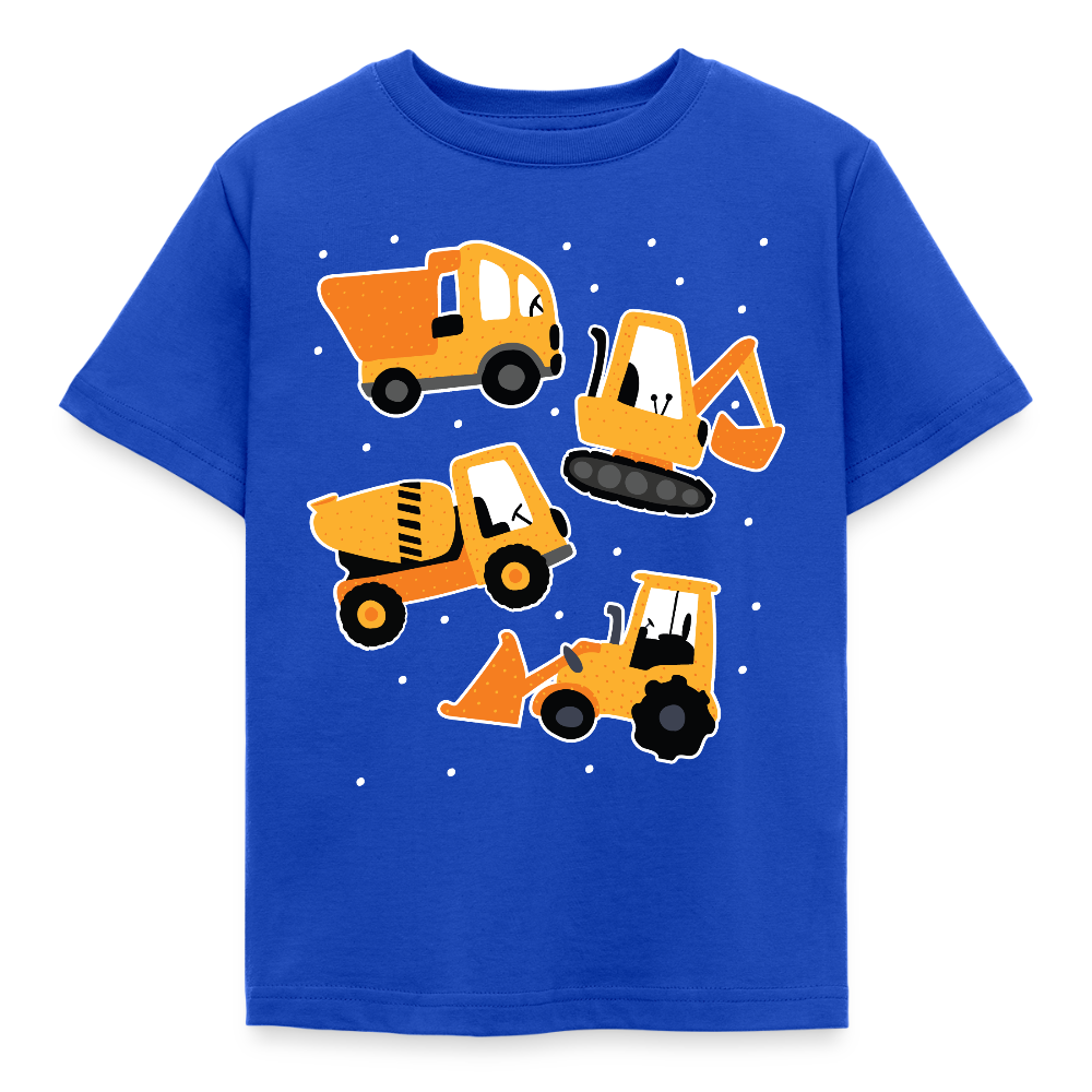 Kinder T-Shirt "4 Tolle Bagger" - Royalblau