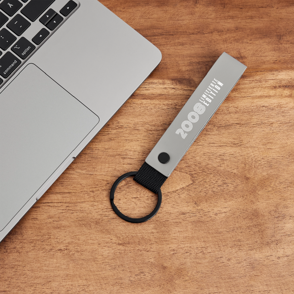 Schlüsselanhänger "2008 - Limitierte Edition" - Hellgrau