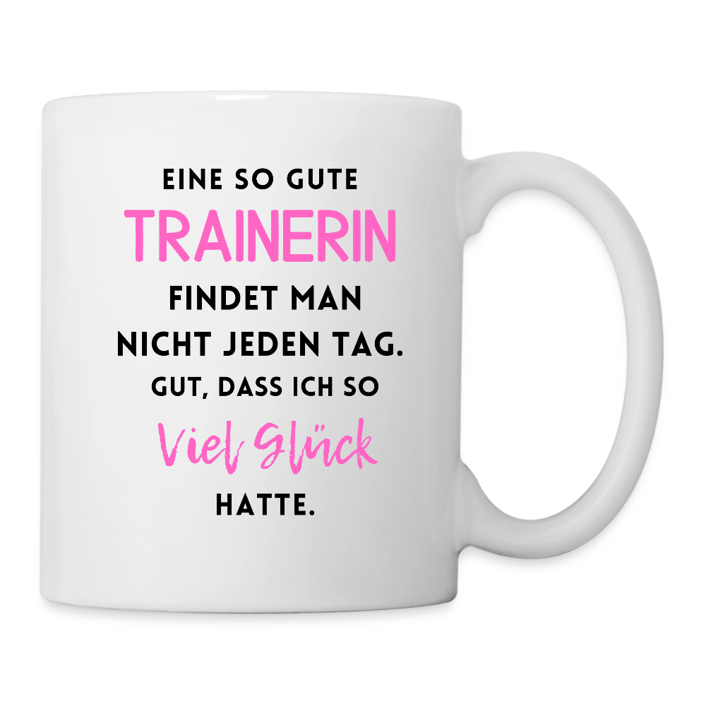 Tasse "Eine so gute Trainerin" - Weiß