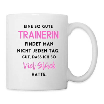Tasse "Eine so gute Trainerin" - Weiß