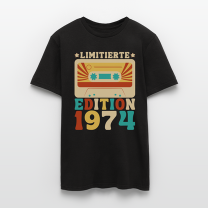 Männer T-Shirt "Limitierte Edition seit 1972" (Retro-Stil) - Schwarz
