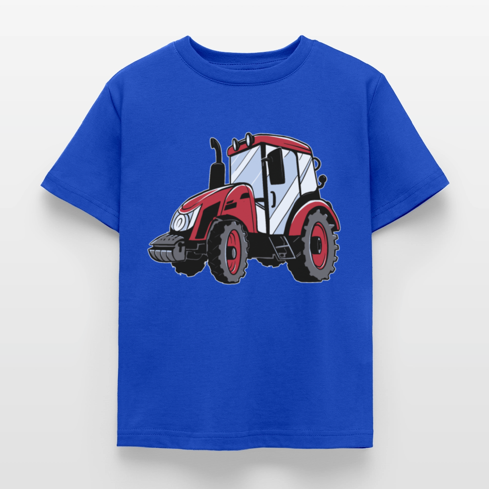 Kinder T-Shirt "Kleiner roter Traktor" - Royalblau