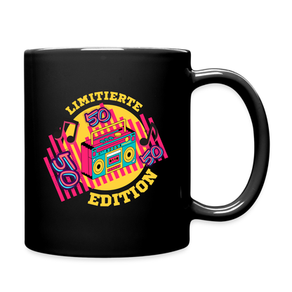 Tasse "Limitierte Edition 50 Jahre" - Schwarz