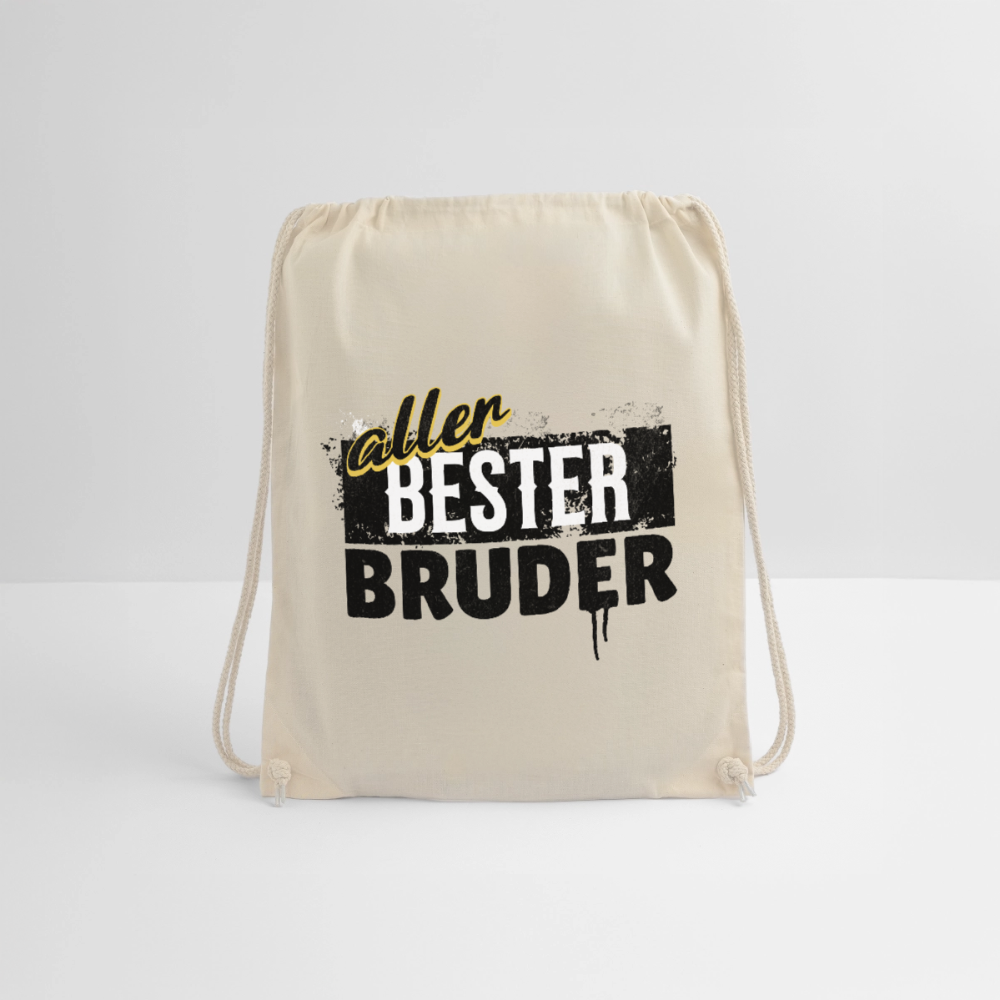Turnbeutel "Allerbester Bruder" - Natur
