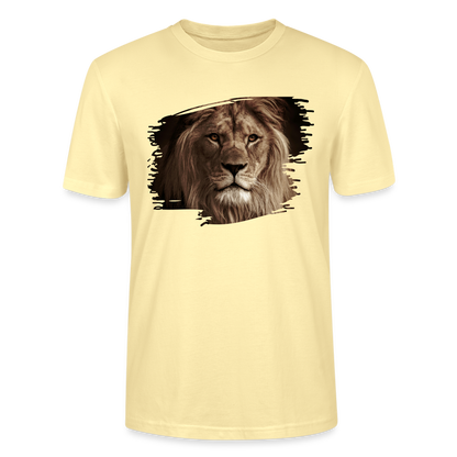 Unisex Bio-T-Shirt "Realistischer Löwe" - Creme