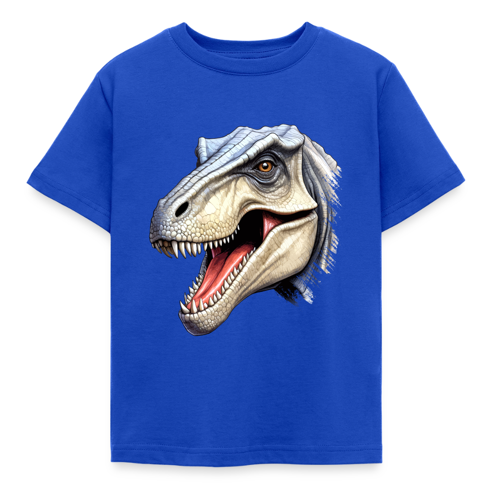 Kinder T-Shirt "Detaillierter Dinosaurier" - Royalblau