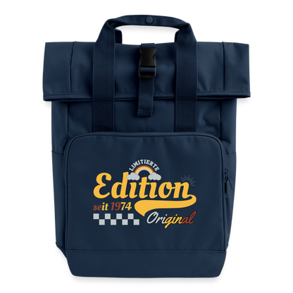 Rolltop Rucksack "Limitierte Edition seit 1974" - Navy