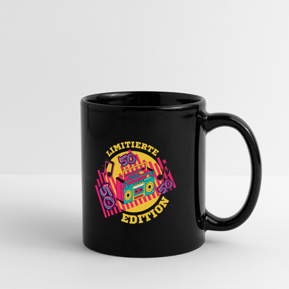 Tasse "Limitierte Edition 50 Jahre" - Schwarz