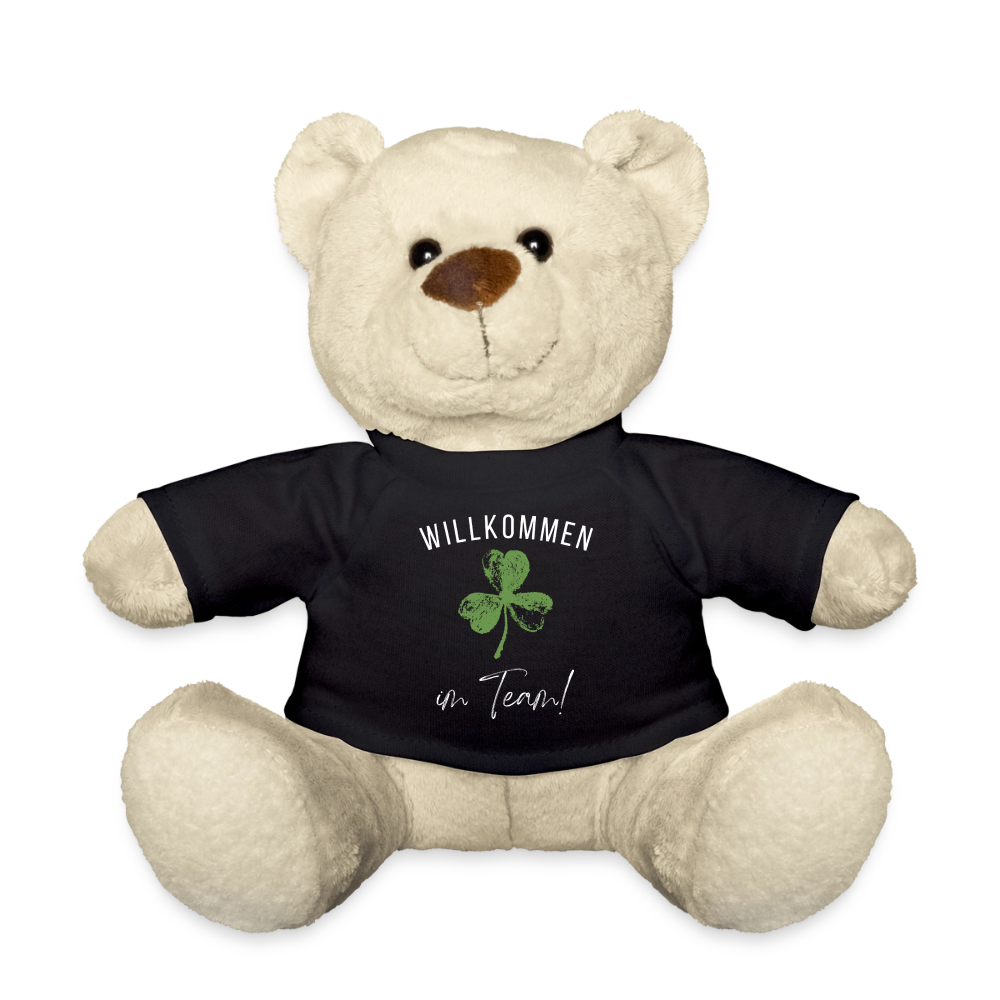 Teddy "Willkommen im Team" - Schwarz