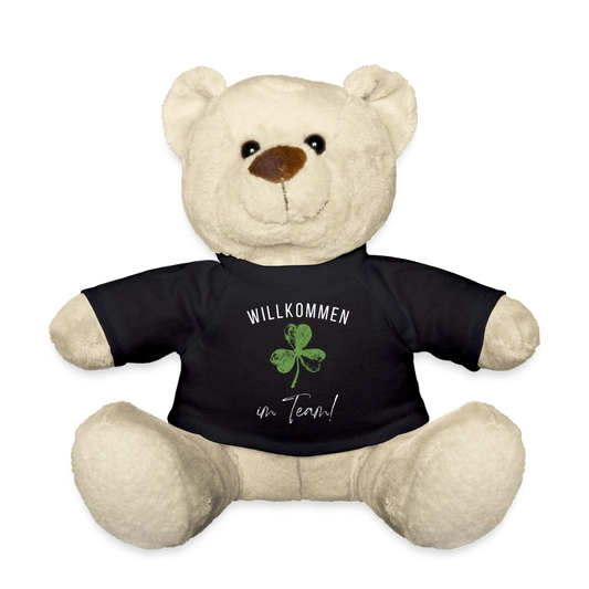 Teddy "Willkommen im Team" - Schwarz