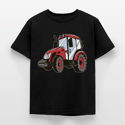 Kinder T-Shirt "Kleiner roter Traktor" - Schwarz