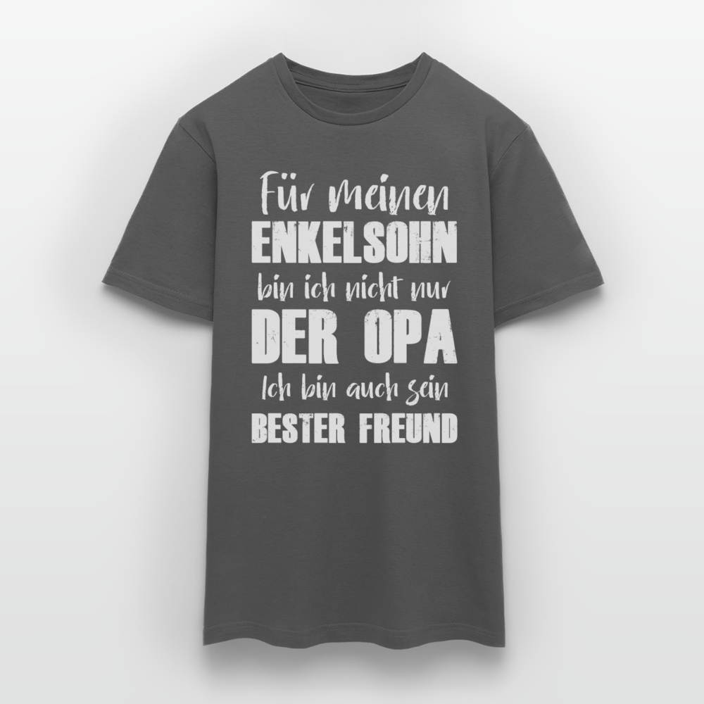 Männer T-Shirt "Für meinen Enkelsohn bin ich nicht nur der Opa" - Anthrazit