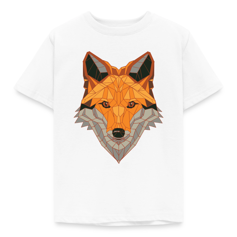 Kinder T-Shirt "Fuchskopf" - Weiß