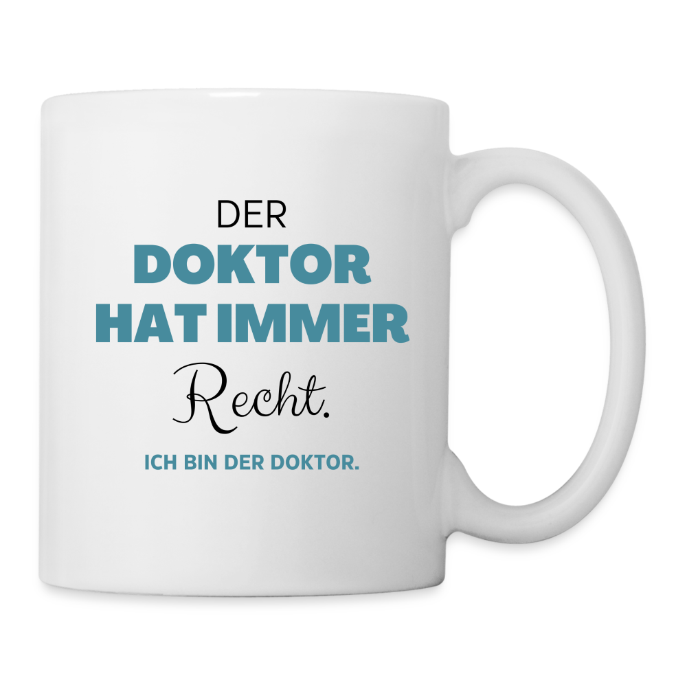 Tasse "Ich bin der Doktor" - Weiß