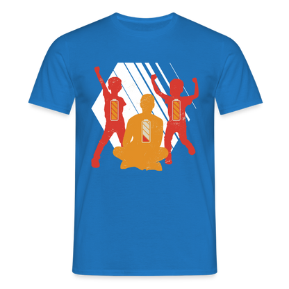 Männer T-Shirt "Papa hat keine Energie mehr" - Royalblau