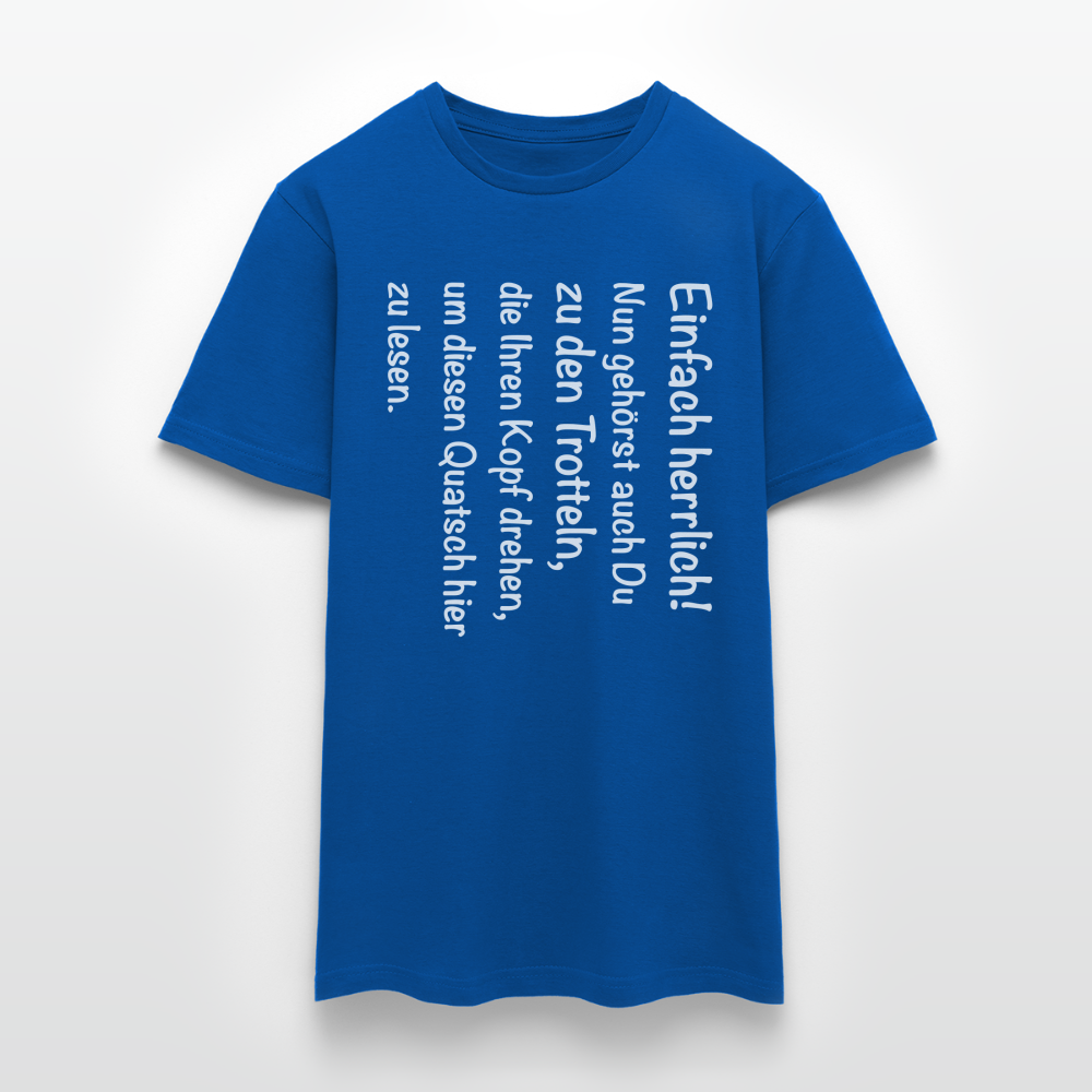 Männer T-Shirt "Nun gehörst auch du..." - Royalblau