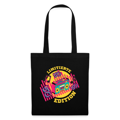 Stoffbeutel "Limitierte Edition 50 Jahre" - Schwarz