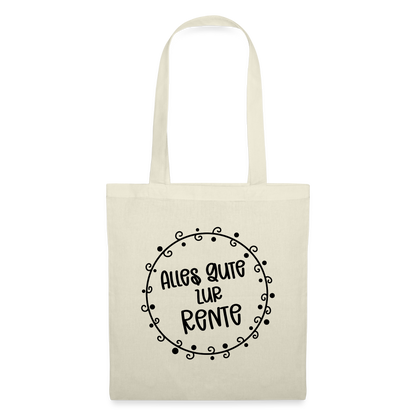 Stoffbeutel "Alles Gute zur Rente" - Natur