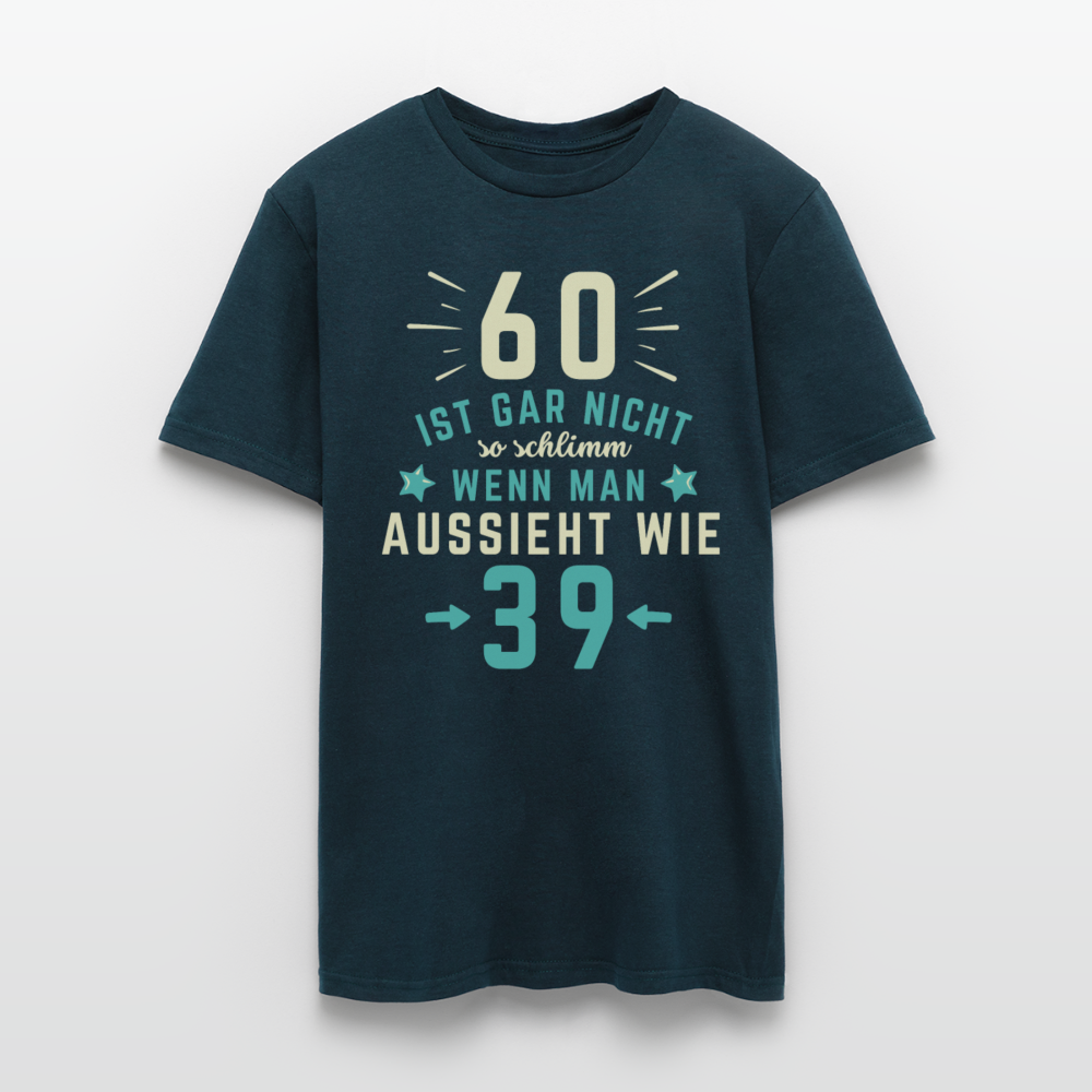 Männer T-Shirt "60 ist gar nicht so schlimm" - Navy