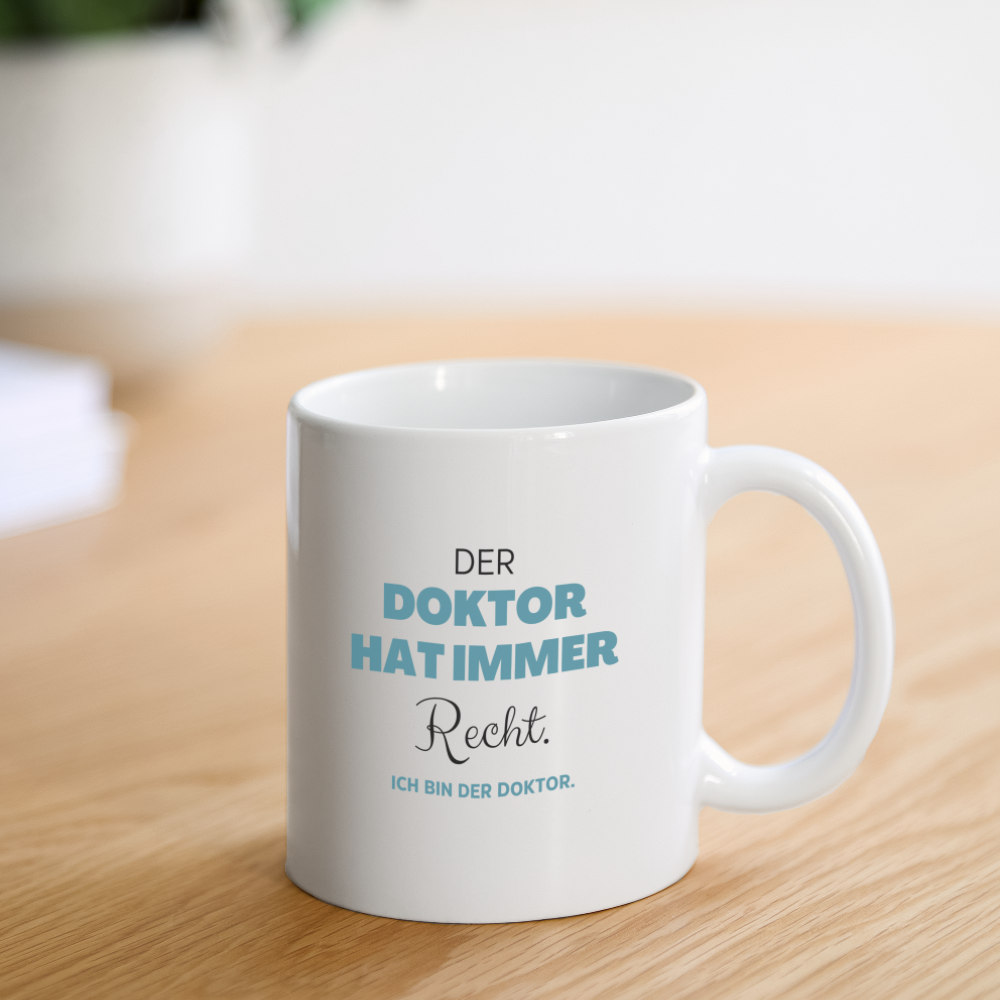 Tasse "Ich bin der Doktor" - Weiß