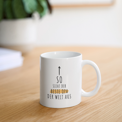 Tasse "So sieht der beste Opa der Welt aus" - Weiß