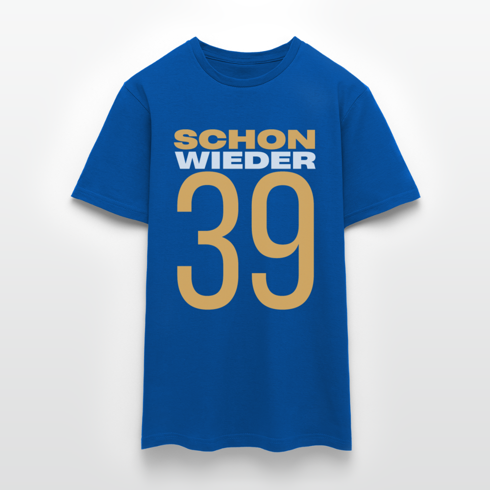 Männer T-Shirt "Schon wieder 39" - Royalblau