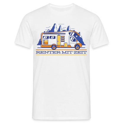 Männer T-Shirt "Rentner mit Zeit" - Weiß