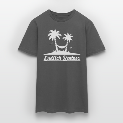 T-Shirt "Endlich Rentner" - Anthrazit
